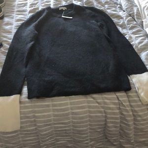 Madewell color block sweater.